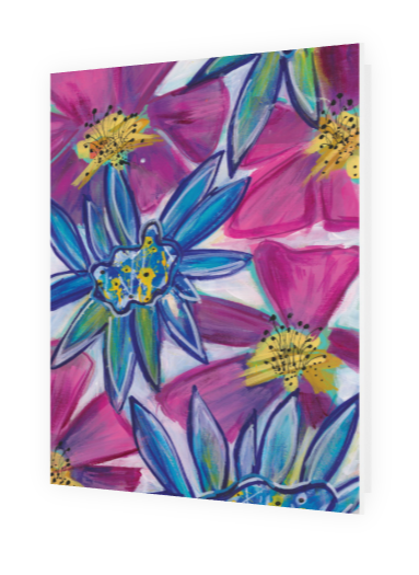 Electric Blue Greeting Card Set
